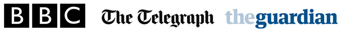 featured on BBC, The Telegraph, The Guardian
